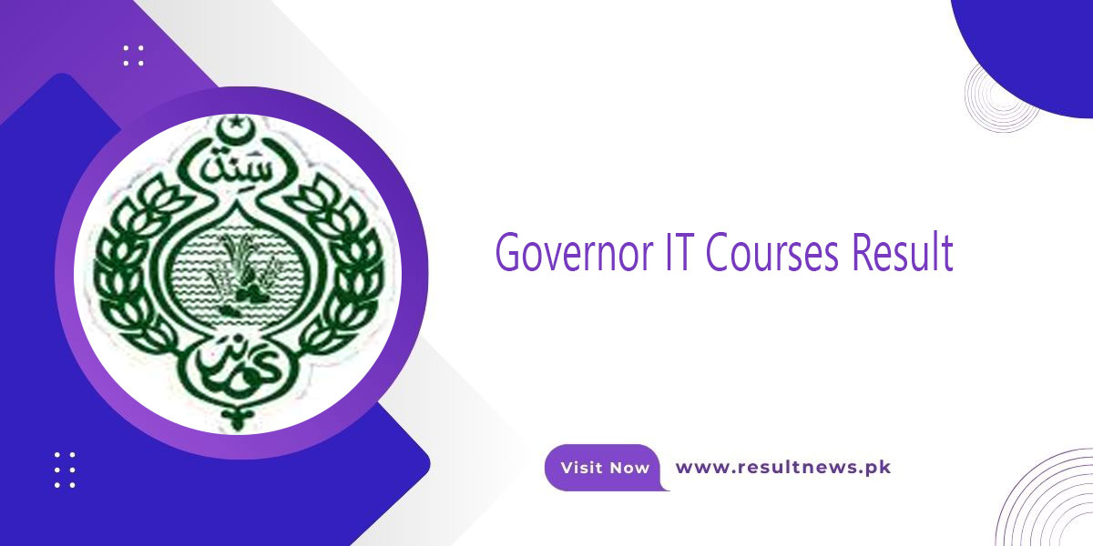 Governor IT Courses entry test result