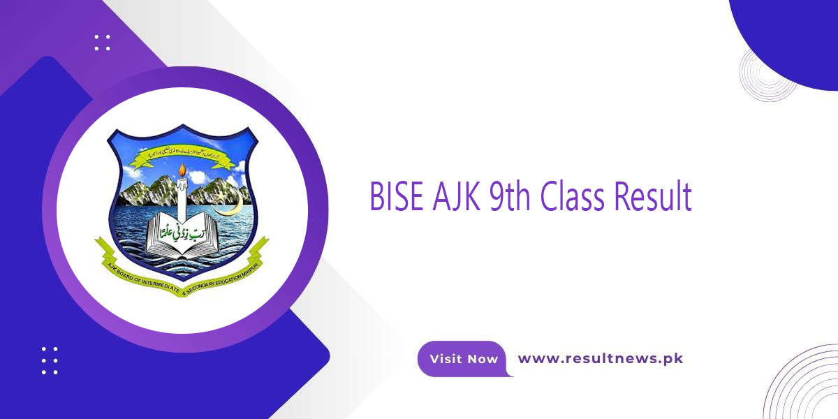 BISE AJK 9th Class Result Gazette