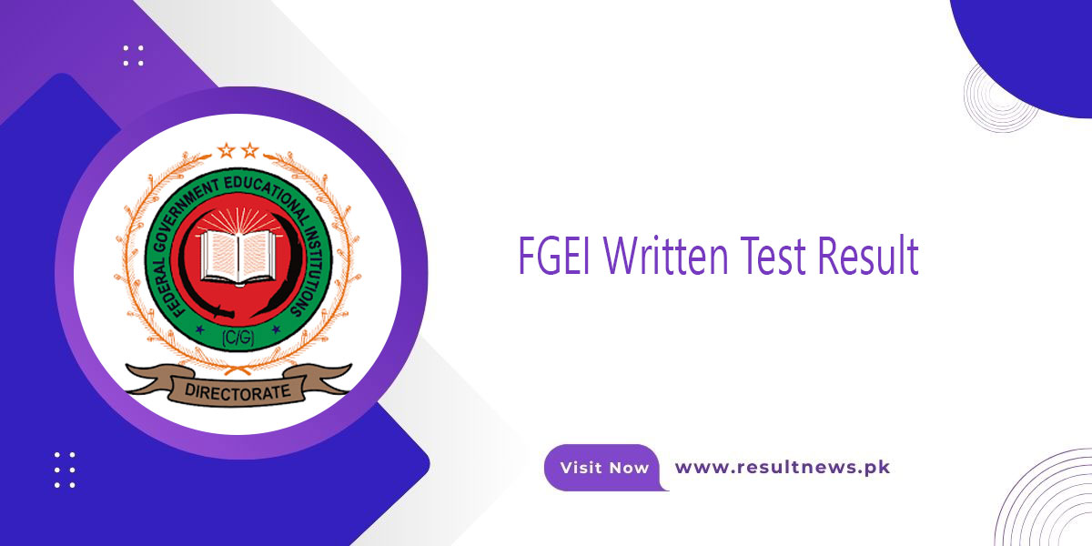 FGEI written test result