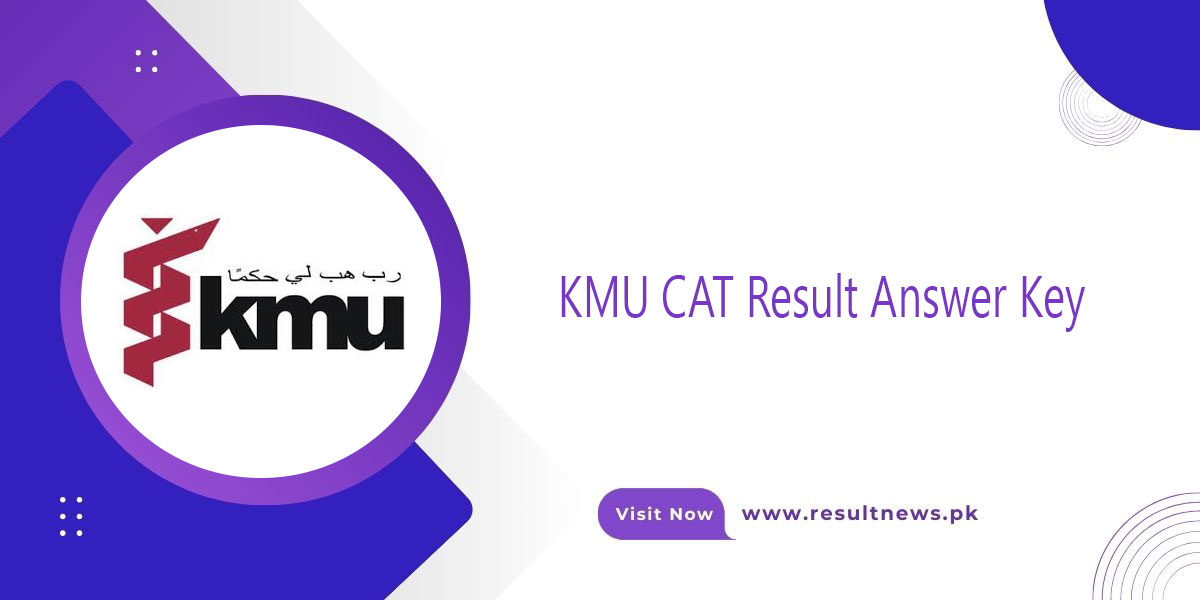 KMU Result Answer key Merit List