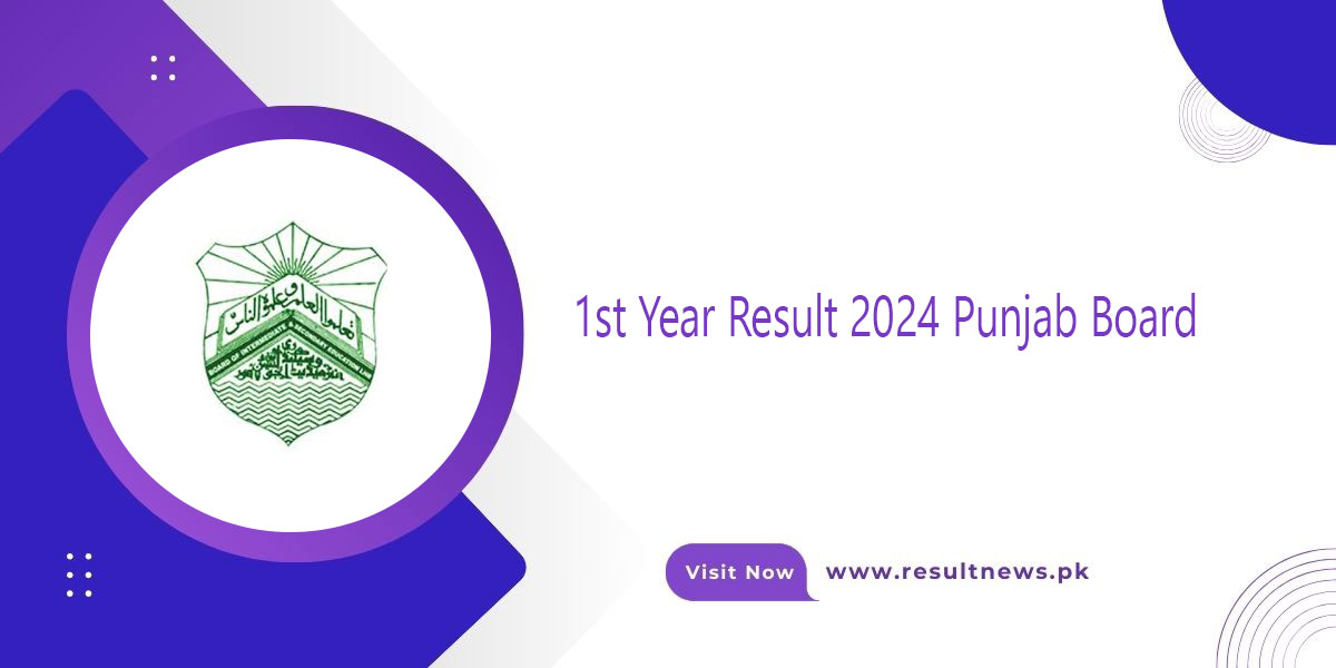 1st Year Result 2024 Punjab Board