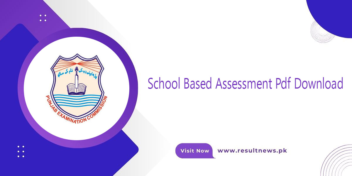 School Based Assessment 2024 Pdf Download